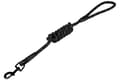 Hundkoppel runt 12 mm × 150 cm svart reflex