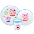 Miniatyrbild 1 av 4: Peppa Pig Core antislip middagservis, mikroplastset