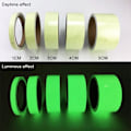 Pikkukuva 8 / 10: Självlysande Tejp Gul / Glow in the Dark - 1 cm x 10 meter Green