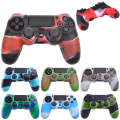 Miniatyrbillede 1 af 3: Silikonebeskyttelse / Beskyttelse til PS4 Kontrol - Kamouflage MultiColor 7. Blå/Grön