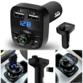 Miniatyrbild 2 av 2: Bluetooth FM-sändare & Billaddare - USB-Laddare Svart