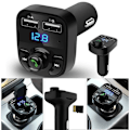 Miniatyrbilde 2 av 2: Bluetooth FM-sender & Billader - USB-lader Black