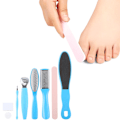 Miniatyrbillede 1 af 5: 8 dele - Pedikyr Kit / Fodfile – Fodpleje Multicolor