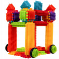 Miniatyrbillede 6 af 8: Nopper Byggesæt Legetøj - 192-dele Multicolor