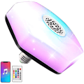 Pikkukuva 1 / 3: LED-lampa E27 sockel - RGBW med Bluetooth & högtalare