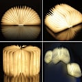 Miniatyrbillede 3 af 7: Bog LED-lampe / Book Lamp - (Træ) Multicolor