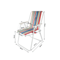 Miniatyrbilde 4 av 10: Strandstol / Solstol - Stol till Strand - Hopfällbar Multicolor