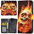 Pikkukuva 1 / 2: iPhone 16 Pro - Lompakkokotelo/Kuoret Burning Skull