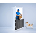 Miniatyrbillede 6 af 6: Sikkerhedsgitter / Hundegitter / Rullegardin-gitter – 86x160 cm Black