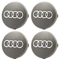 Miniatyrbilde 3 av 5: 4-Pak - Audi Senterkopper - Bil Silver 60 mm