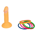 Pikkukuva 4 / 5: Ring toss game, Penis, with X rings, Multicolor