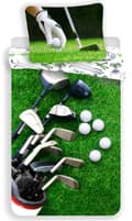 Golfinspirerat sängkläder set 140×200 cm, 70×90 cm