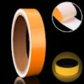 Miniatyrbillede 1 af 10: Självlysande Tejp Gul / Glow in the Dark - 1 cm x 3 meter Orange