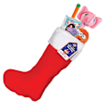 Miniatyrbillede 1 af 2: Julstrumpa med Leksaker - Julsocka för barn Red