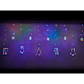 Pikkukuva 7 / 8: LED-rengardinlampor 2,5m 138 LED flerfärgade