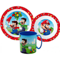 Pikkukuva 1 / 2: Super Mario tallrikar och muggar set, mikropartiklar set med 350 ml mugg