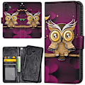 Miniatyrbillede 1 af 2: iPhone 16 Plus - Mobilcover/Etui Cover Lysbrun Ugle