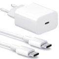 Miniatyrbilde 1 av 2: Lader til iPhone 15 / 16 - Hurtiglader 25W USB-C White