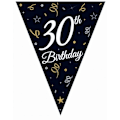 Pikkukuva 2 / 3: B&C Happy Birthday 30 Banner Garland 270 cm