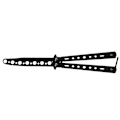 Pikkukuva 3 / 7: Butterfly Träningskniv - Balisong