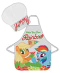 My Little Pony Regnbågs Pizza Barnförkläde i 2-delarsset