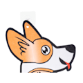 Miniatyrbillede 4 af 5: Kardborre dart spel säkert dart mål corgi