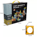 Miniatyrbillede 3 af 11: Magnetic Tiles - 75-dele Magnetiske Byggeklodser - Byggemagneter
