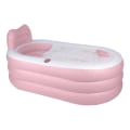 Miniatyrbilde 7 av 7: Oppblåsbart Badekar / Bærbar – Rosa Pink