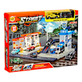 Miniatyrbillede 11 af 11: Bensinstation polisparkering set 54el