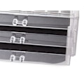 Miniatyrbild 2 av 3: Sminkställ / Ställ för Smink - 16 fack & 3 lådor Sminkförvaring Transparent