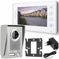 Porttelefon video kabel LCD grind Vit