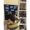 Miniatyrbild 6 av 11: Blackboard Väggsticker med Kritor - Självhäftande Griffeltavla