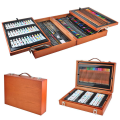 Miniatyrbilde 1 av 7: Kunstnersett med Veske-174-deler-Oljemaling, vann- & akrylmaling Multicolor