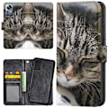 Miniatyrbild 1 av 2: Xiaomi 12 Pro - Plånboksfodral/Skal Sovande Katt