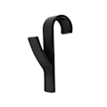 Pikkukuva 9 / 10: Pyyheteline / Kylpyhuonekoukku - 2 kpl Black