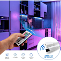 Miniatyrbilde 5 av 6: LED-Strip Lights med RGB / Lyslenke / LED-liste - 20 meter Multicolor