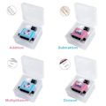 Miniatyrbillede 7 af 7: Matematik Stempel - Add/Sub/Mul/Div Pink Division