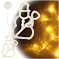 Pikkukuva 1 / 10: LED-hänglampor juldekoration snögubbe 49cm 10 LED-lampor