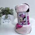 Miniatyrbild 2 av 3: Minnie Mouse blommig microfleece fleecefilt 100x150 cm från Disney