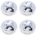 Miniatyrbild 3 av 5: 4-Pack - Peugeot Centrumkåpor / Hjulnav Emblem - Bil 60mm - Silver