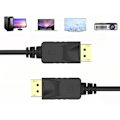 Miniatyrbilde 8 av 10: DisplayPort 1.4 kabel / DP kabel 2m – Opptil 8k