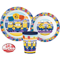 Miniatyrbillede 2 af 3: Minions tallrikset med kopp 260 ml, set i mikroplast