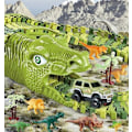Miniatyrbilde 4 av 11: Stor Bilbane for Barn – Dinosaur Green