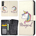 Pikkukuva 1 / 2: Samsung Galaxy S22 Plus - Lompakkokotelo/Kuoret Maaginen Poni Multicolor