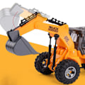 Miniatyrbillede 5 af 8: Radiostyret Gravemaskine / RC Gravemaskine - 26 cm Orange