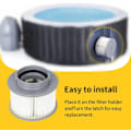 Miniatyrbild 5 av 5: Poolfilter - MSPA FD2089 Patronfilter – Filter för pool 2-Pack