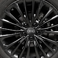 Miniatyrbild 5 av 6: 4-Pack - Audi Centrumkåpor / Hjulnav Emblem - Bil Svart 60 mm