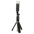 Miniatyrbild 11 av 11: Selfie-sticklampa stativ stativ svart