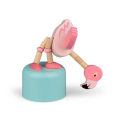 Miniatyrbillede 2 af 5: Träleksak Flamingo - Bobble Pink