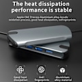 Pikkukuva 8 / 9: USB-C / Thunderbolt 3 till USB 3.0-Hubb 5-Portar - Macbook